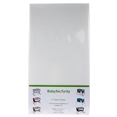 Babysecurity babysecurity Blanc Feuille Matelas pour Chicco Next 2 Me/Lullago (Lot de 2) 5055656006727 (5055656006727)