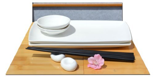 Service à sushi pour 2 Blanc