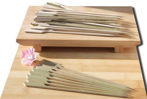 Lot de 200 brochettes à apéritif en bambou 18 cm