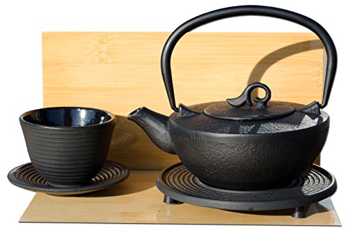 Dessous de théière en fonte Noir 0,4 l-Nami Zen...