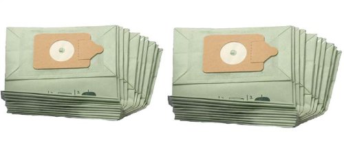 Lot de 20 sacs pour aspirateur henry nvm 1b/1c ...