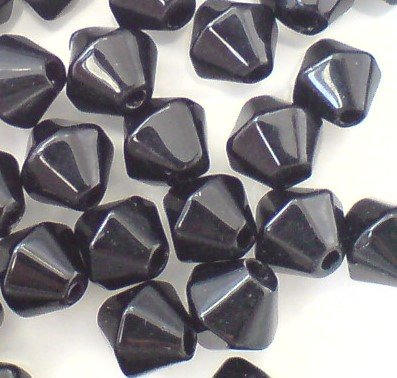 100 pièces 6 mm Perles Toupies en verre cristal...