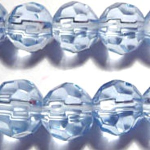 100 pièces 6 mm cristal à facettes en verre per...