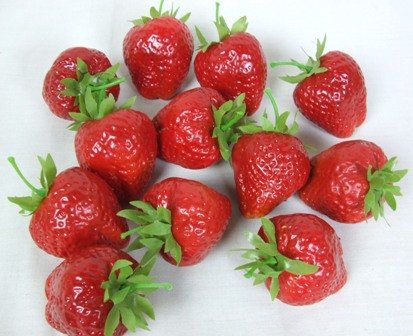 JustArtificial Artificielles - Fraises Rouge, 12 pièces par sac 5055685321518 (5055685321518)