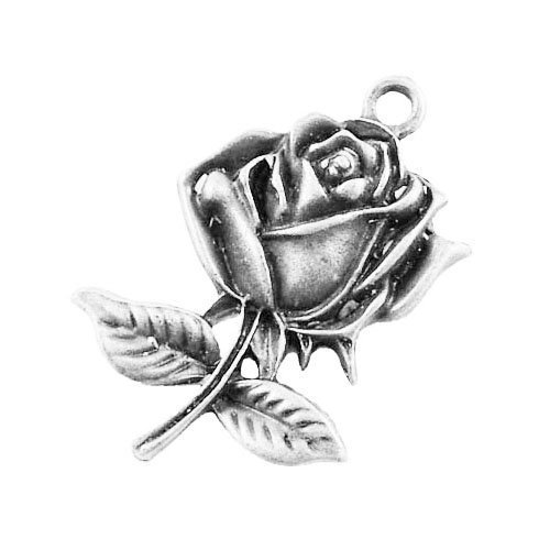 Paquet 10 x Argent Antique Tibétain 26mm Breloq...