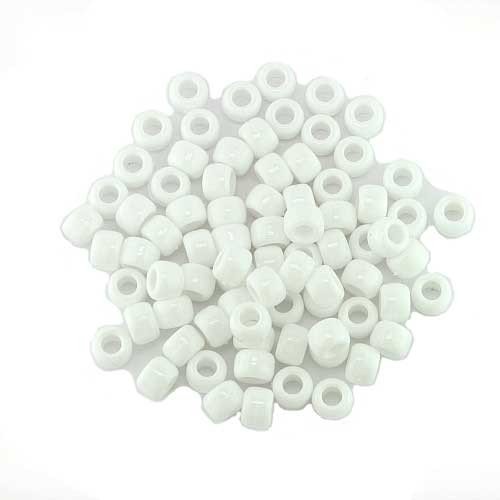 Plastic Beads Cheval blanc-Opaque Lot de 200 code EAN 5055728330156 