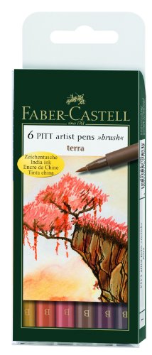 167106 feutre pitt artist pen couleurs terre ét...