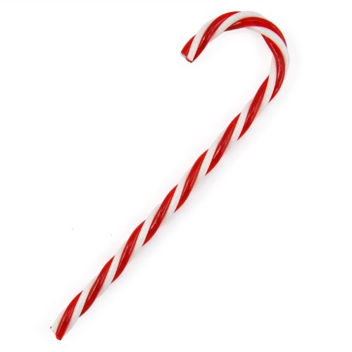 Trixes - Lot de 6 décorations sucres d'orge rou...