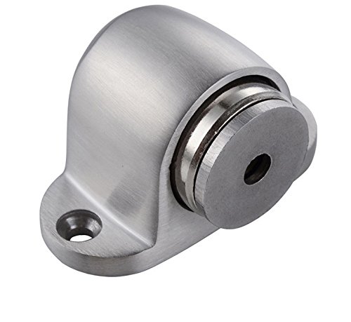 Butoir de porte en métal brossé magnétique mont...