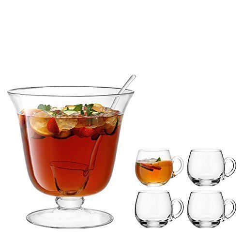 Bol de punch transparent