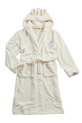 Minikidz Filles Peignoir Magnifique Flanelle Polaire 7-8 9-10 11-12 et 13 An - Crème, 13 Ans 5055847569826 (5055847569826)