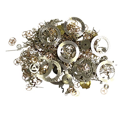 Lot de 10g de pièces détachées de montre antiqu...