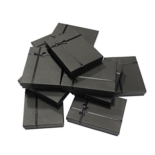 12 grandes boites de luxe noires pour cadeaux, ...