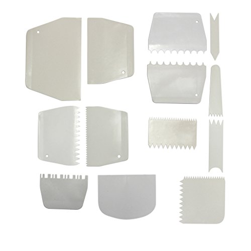 Ensemble de 15 outils décoration bordure raclet...