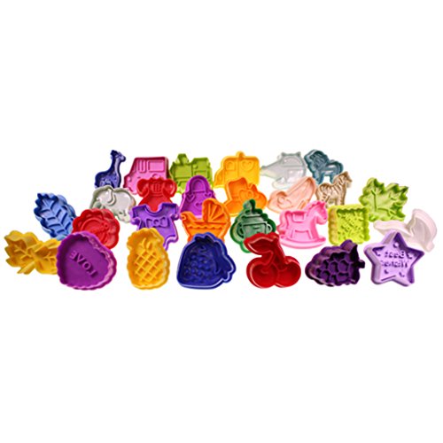 Lot de 28 emporte pièce moules 3D avec poussoir...