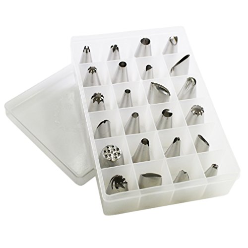 Ensemble Chef Pâtissier de 24 douilles pour déc...