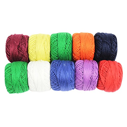 475 mètres de fil en coton de couleur pour croc...