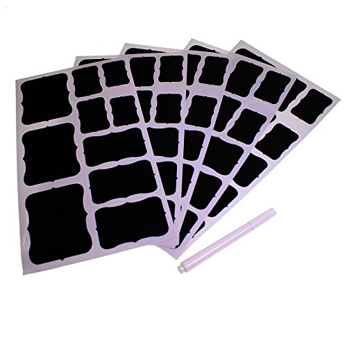 Ensemble d'Étiquettes Autocollantes à Craie pou...