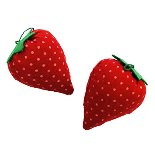 Coussin Pin Fraise - Petit 40mmW - pack de 2
