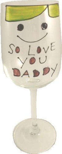 So love you Daddy-Verre à vin