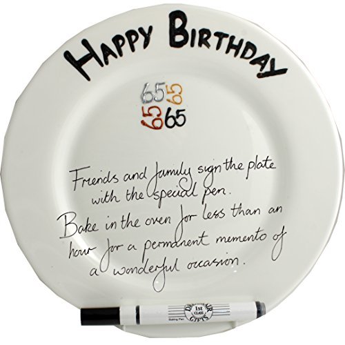 65e anniversaire Commémorative Signature Plaque...