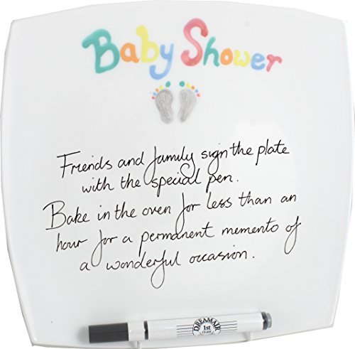 Bébé douche Signature Plaque commémorative (SQ)...