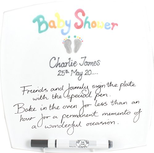 Personnalisée bébé douche Signature Plaque (25c...