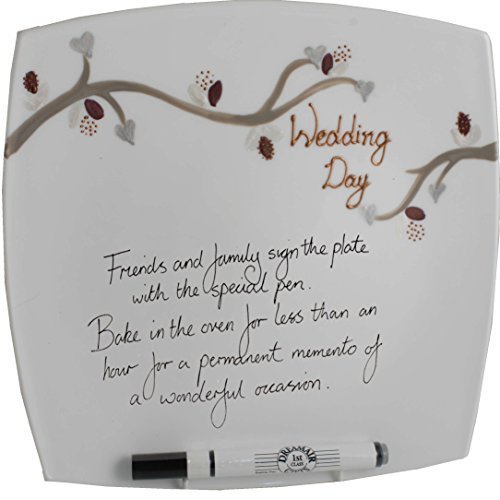 Wedding Day Signature Plaque (SQ) cuivre
