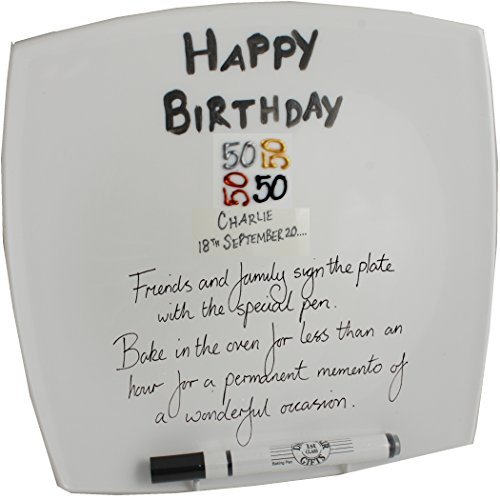 Plaque commémorative 50e anniversaire personnal...