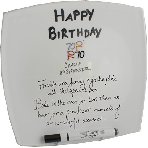 Plaque commémorative 70e anniversaire personnal...