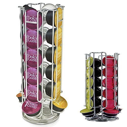 Geeney DOLCE GUSTO 24 DOSETTES DE CAFÉ SUPPORT ROTATIF PLATEAU, CAPSULE PLATE-FORME 5055860608489 (5055860608489)