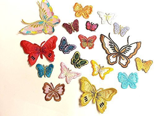 10 À Repasser, À Coller Sur Tissu Papillon Moti...