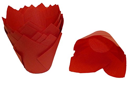 Scrumptious Sprinkles Caissettes à muffin en forme de tulipe, rouge 200 x 200 5055884488692 (5055884488692)