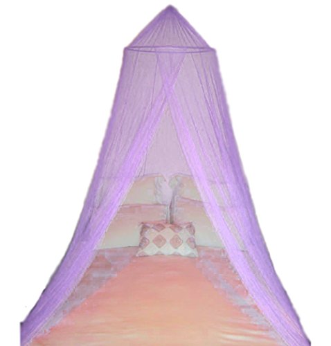 Pourpre moustiquaire anti-moustiques voile decoration lit baldaquin 5055914803617 A-Express