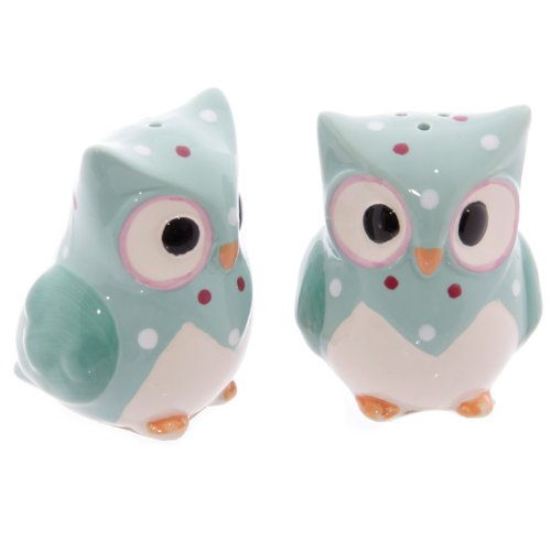 Puckator OWL07 Salière et Poivrière Chouette à ...