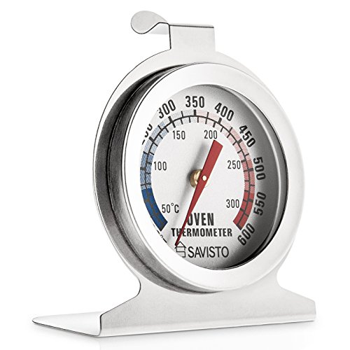 Thermomètre de four / grill en acier inoxydable...