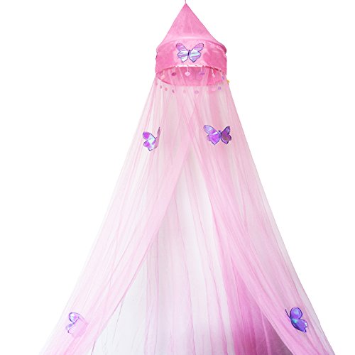 Filles papillon lit ciel, polyester, rose, 30 x...