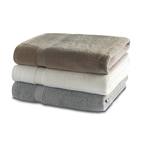 Linge de Bain en Bambou - 1 x Superbes Bambou S...