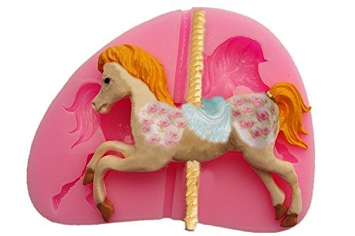 3d moule fondant motif carrousel tour de manège...