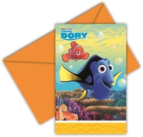 Finding Dory Procos Finding Dory Cartes D'invitation & Enveloppes (paquet De 6) code EAN 5055989224409 