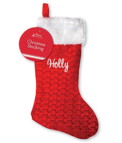 Baby Originals Chaussette personnalisée de Noël Rouge 5055992369975 (5055992369975)