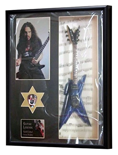 Dimebag Darrell Guitare miniature encadrée affi...