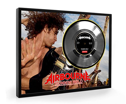 Airbourne Runnin' Wild Framed Disque d'argent D...