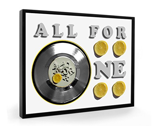 Stone Roses All For One Framed Disque d'argent ...