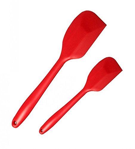 2 pcs cuisine spatule a gateau en silicone mela...