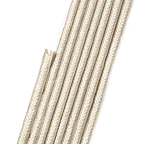 Neotrims Ruban de style corde avec tresse, jute naturel & écru coton, garniture bord 10 mm pour décoration, vêtements, d'ameublement & Costume. slim, design texturé, élégant,. 5 mètres d'emballage., Coton, Ivoire, 5 Meters 5056065745689 Neotrims: FASTENINGS, POPPER TAPE & MORE