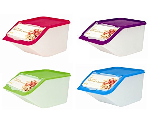 4x set de cuisine croquettes de rangement en pl...