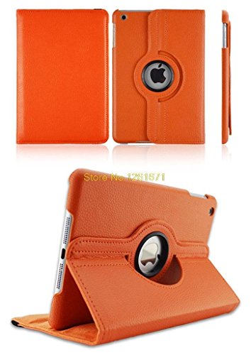 Orange en PU imitation cuir avec support rotati...