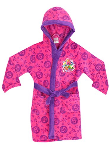 - robe de chambre - shopkins - fille - 10 a 11 ans
