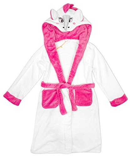 Minikidz Filles LICORNE Cheval nouveauté Robe De Chambre À Capuche avec queue tailles de 2 à 13 Ans - Blanc, 11-12 Years 5056122602504 (5056122602504)